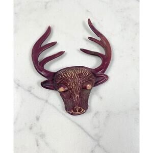 Vintage Celluloid Deer Brooch